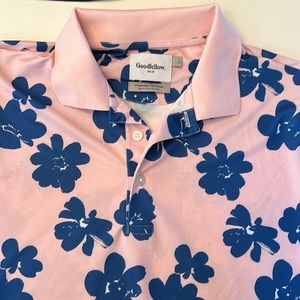 Floral men’s polo